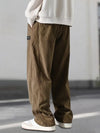 Autumn Winter Men's Casual Pants Striped Corduroy Loose Fashion