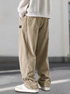 Autumn Winter Men's Casual Pants Striped Corduroy Loose Fashion