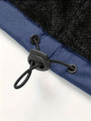 Navy Blue Fleece Lined Winter Jacket - Hood & Comfort